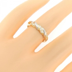 Nhẫn kim cương K18YG/PT900 0.15CT 666895