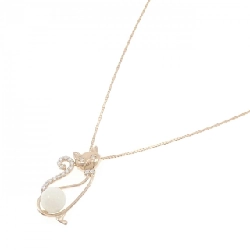 K18PG Mặt dây chuyền san hô mèo 8.3mm - Hàng hiệu Chính hãng 858177