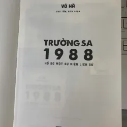 TRƯỜNG SA 1988 HỒ SƠ MỘT SỰ KIỆN LỊCH SỬ - VÕ HÀ 781975