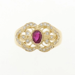 Nhẫn Ruby 750YG - Hàng hiệu Chính hãng 854351