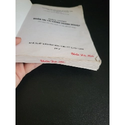 Giáo trình quản trị tài chính doanh nghiệp mới 80% bẩn bìa, ố nhẹ, tróc gáy, tróc bìa, có chữ viết 2012 Gs.Ts.Phạm Quang Trung HCM3004 GIÁO TRÌNH, CHUYÊN MÔN 918877