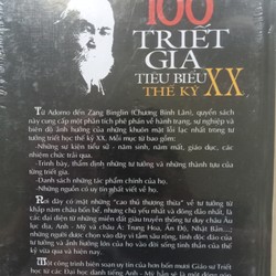 Sách 100 TRIẾT GIA TIÊU BIỂU TK XX nguyên seal 137840