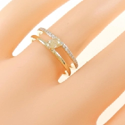 【Sản phẩm mới】Nhẫn kim cương K18YG 0.26CT 673553