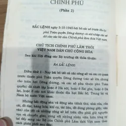 Tập sắc lệnh do chủ tịch Hồ Chí Minh ký về nhà nước và pháp luật  926290