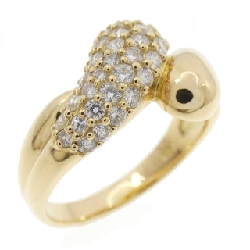 Nhẫn kim cương K18YG 0.50CT