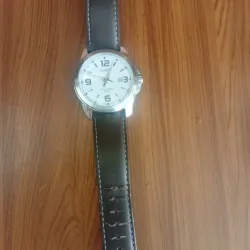 Đồng hồ Casio Nam Classic mặt tròn dây da size 40mm mới 90% 790308