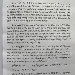 GIÁO TRÌNH PHÁP LUẬT KINH TẾ 702209