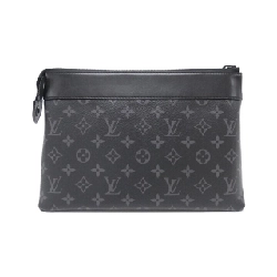 Túi xách Louis Vuitton Monogram Eclipse Pochette Voyage Souple M82543 614548