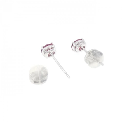 K18WG Bông tai Ruby 0.72CT - Hàng hiệu Chính hãng 866802