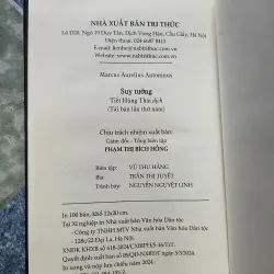 Suy tưởng ( ấn bản đặc biệt !00 số lượng có hạn) - Marcus Aurelius Antoninus 1025928