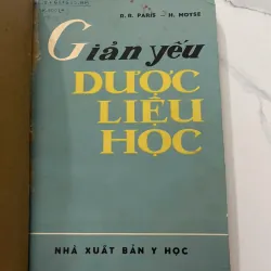 Giản yếu Dược liệu học — R.R. Paris & H. Moyse 1023732