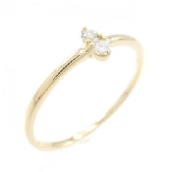 【Remake】Nhẫn kim cương K18YG 0.06CT