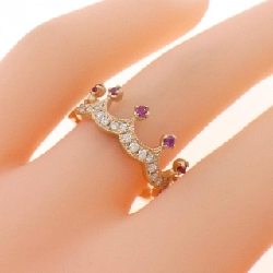 Nhẫn Ruby K18PG Crown 0.10CT - Hàng hiệu Chính hãng 851182