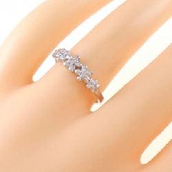 Nhẫn kim cương hoa K18WG 0.30CT 670962