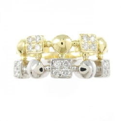 Nhẫn kim cương 750YG/PT900 0.31CT 668783