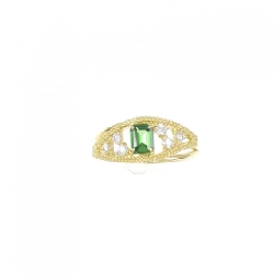 Nhẫn Garnet Xanh K18YG 0.41CT - Hàng hiệu Chính hãng 856329