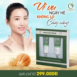 Set Kem chống nắng thuần chay IGREEN 140572