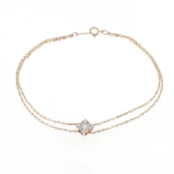 K18YG Vòng tay kim cương 0.20CT - Hàng hiệu Chính hãng 878449