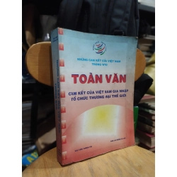 Toàn văn cam kết của Việt Nam gia nhập tổ chức thương mại thế giới