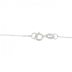 Dây chuyền hình trái tim 750WG - Hàng hiệu Authentic 856412