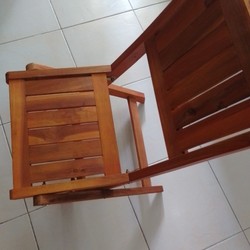 Ghế gỗ uống trà như mới 141424