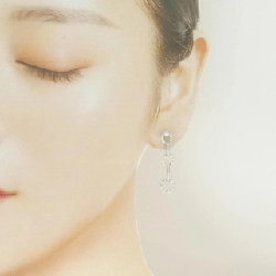 K18WG Bông tai kim cương - Hàng hiệu Authentic 867749