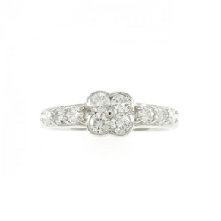 Nhẫn kim cương hoa PT900 0.50CT 669205