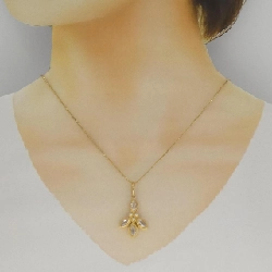 K18YG Dây chuyền kim cương 0.80CT - Hàng hiệu Chính hãng 857026