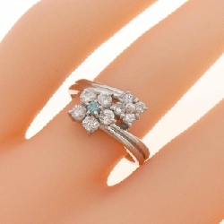 Nhẫn kim cương hoa PT900 0.50CT 672137