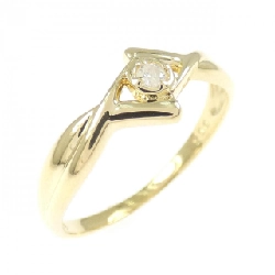 Nhẫn kim cương K18YG 0.05CT - Hàng hiệu Chính hãng