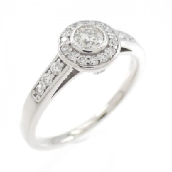 Nhẫn kim cương K18WG 0.34CT