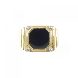 K18YG/PT900 Nhẫn Onyx - Hàng hiệu Chính hãng 846737