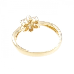 Nhẫn kim cương hoa K18YG 0.50CT 672859