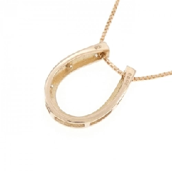 K18PG Mặt dây chuyền hình móng ngựa kim cương 0.09CT - Hàng hiệu Chính hãng 857364