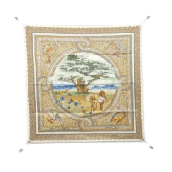 Khăn quàng cổ HERMES SOUS LE CEDRE - Hàng hiệu Chính hãng