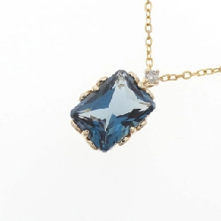 K10YG Blue Topaz Necklace - Hàng hiệu Authentic 859344