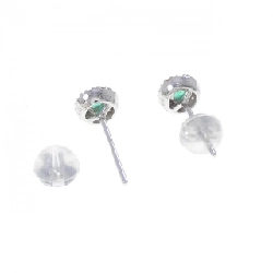 K18WG Bông tai Ngọc lục bảo 0.14CT - Hàng hiệu Chính hãng 869424