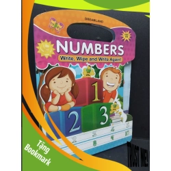 (TẶNG BOOKMARK) Numbers write, wipe and write again! mới 80% ố bẩn có viết nhẹ RBK2809 Dreamland HỌC NGOẠI NGỮ