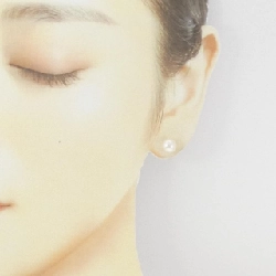 K14WG Bông tai ngọc trai Akoya 7.3mm - Hàng hiệu chính hãng 868725