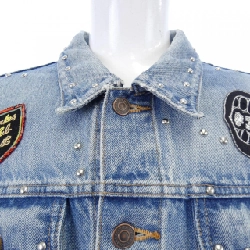 Jacket denim studded CELINE 2Q245646M thời kỳ Eddie - Hàng hiệu Authentic 892853