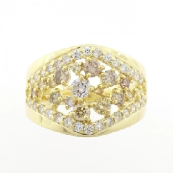 Nhẫn kim cương K18YG 1.08CT 668387