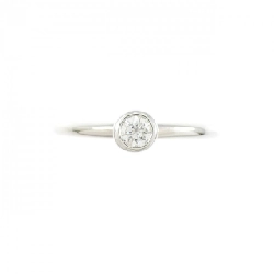 Nhẫn kim cương Solitaire K18WG 670036