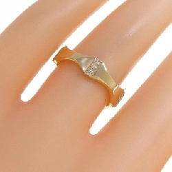 Nhẫn kim cương K18YG 0.05CT 671394