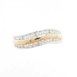 Nhẫn kim cương K18WG/K18PG 0.38CT - Hàng hiệu Authentic 847850