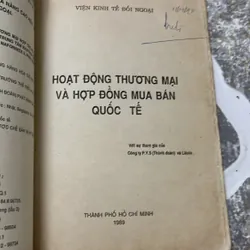 [luật- pháp lý] Hợp đồng mua bán quốc tế - Viện Kinh tế đối ngoại- xb 1989 604511