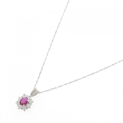 Dây chuyền ruby PT900/PT850 0.35CT - Hàng hiệu chính hãng 857907