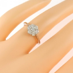 Nhẫn kim cương hoa PT900 0.50CT 667210