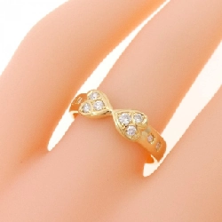 Nhẫn kim cương hình trái tim K18YG 0.14 668543