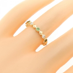 Nhẫn Garnet Xanh K18YG 0.25CT 669046