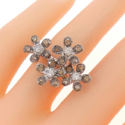 Nhẫn kim cương 750WG hoa 0.20CT 673227